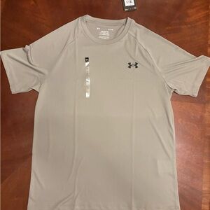 Under Armour Men's Tan Short Sleeve Tee
